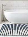 Copenhagen Edge Collection Area Rug -  Vesterbro Runner Blue  lifestyle 94