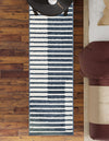 Copenhagen Edge Collection Area Rug -  Vesterbro Runner Blue  lifestyle 206