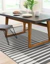 Copenhagen Edge Collection Area Rug -  Vesterbro Rectangle Gray  lifestyle 7
