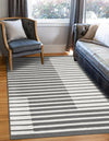 Copenhagen Edge Collection Area Rug -  Vesterbro Rectangle Gray  lifestyle 16