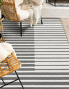 Copenhagen Edge Collection Area Rug -  Vesterbro Rectangle Gray  lifestyle 28