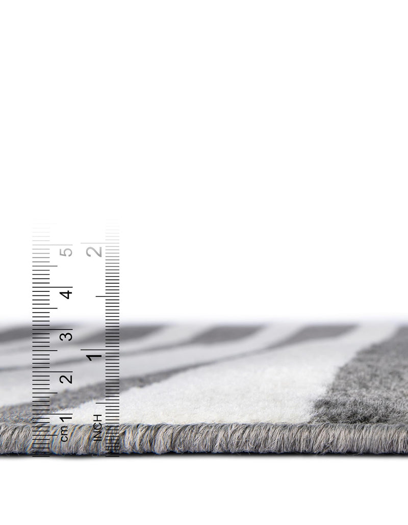 Copenhagen Edge Collection Area Rug -  Vesterbro Rectangle Gray  lifestyle 34