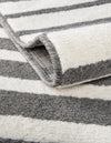 Copenhagen Edge Collection Area Rug -  Vesterbro Rectangle Gray  lifestyle 37