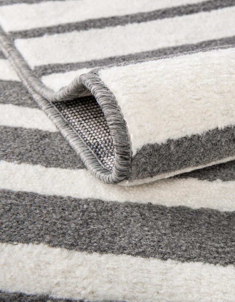 Copenhagen Edge Collection Area Rug -  Vesterbro Rectangle Gray  lifestyle 37