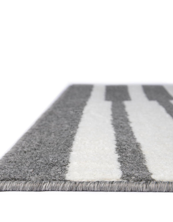 Copenhagen Edge Collection Area Rug -  Vesterbro Rectangle Gray  lifestyle 40
