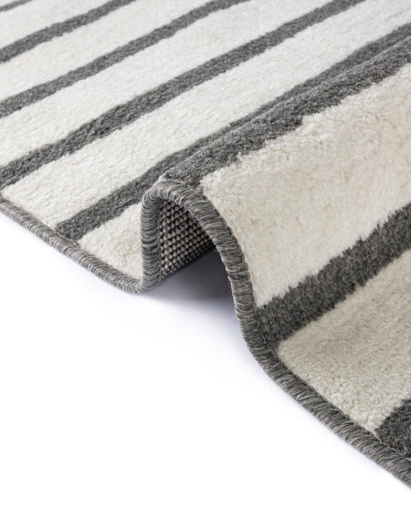 Copenhagen Edge Collection Area Rug -  Vesterbro Rectangle Gray  lifestyle 49