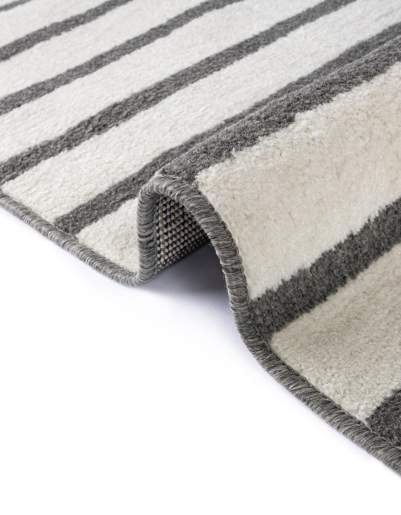 Copenhagen Edge Collection Area Rug -  Vesterbro Rectangle Gray  lifestyle 49