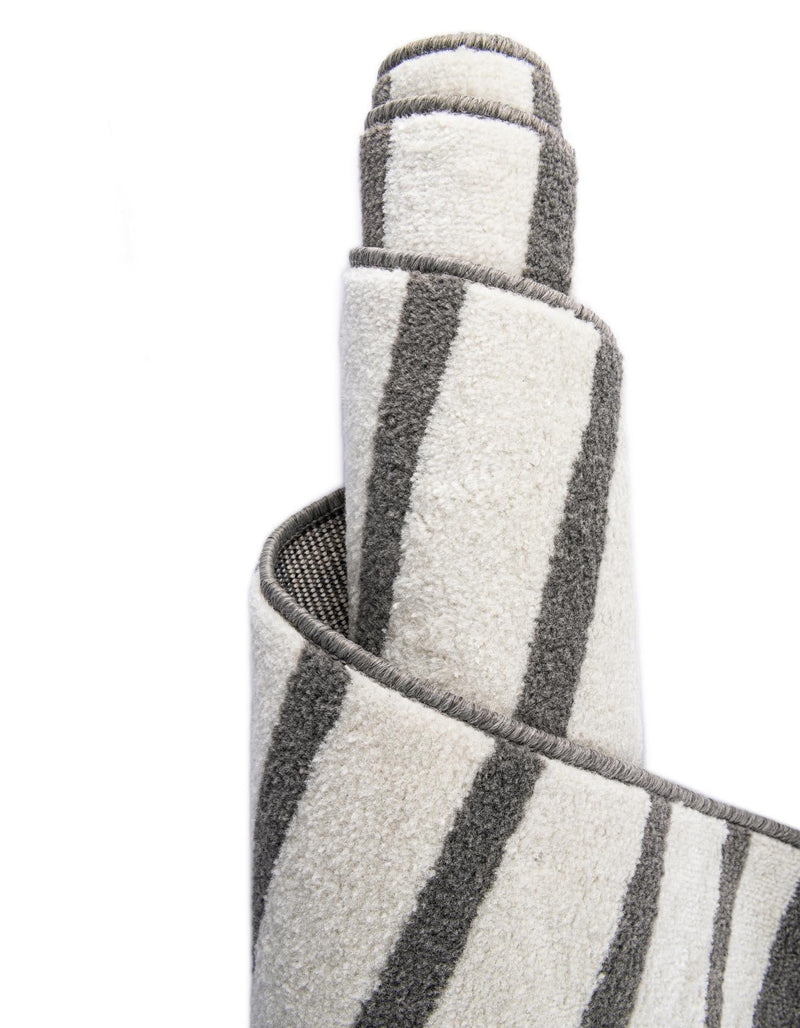 Copenhagen Edge Collection Area Rug -  Vesterbro Rectangle Gray  lifestyle 52