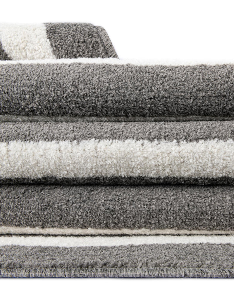 Copenhagen Edge Collection Area Rug -  Vesterbro Rectangle Gray  lifestyle 61