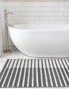 Copenhagen Edge Collection Area Rug -  Vesterbro Runner Gray  lifestyle 90