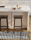 Copenhagen Edge Collection Area Rug -  Vesterbro Runner Gray  lifestyle 143