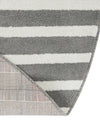 Copenhagen Edge Collection Area Rug -  Vesterbro Round Gray  lifestyle 162