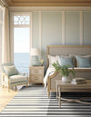 Copenhagen Edge Collection Area Rug -  Vesterbro Square Gray  lifestyle 106