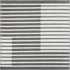Copenhagen Edge Collection Area Rug -  Vesterbro Square Gray  lifestyle 65