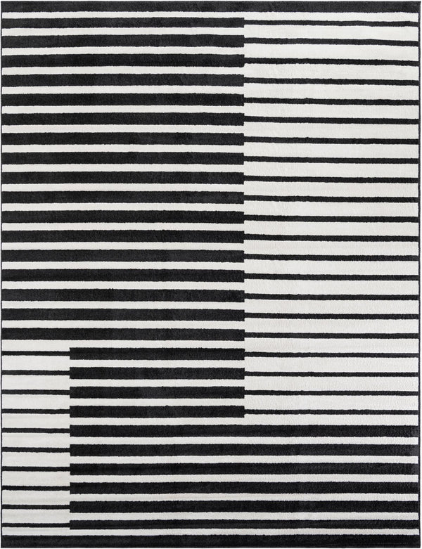 Copenhagen Edge Collection Area Rug -  Vesterbro Rectangle Black  lifestyle 3