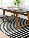 Copenhagen Edge Collection Area Rug -  Vesterbro Rectangle Black  lifestyle 30