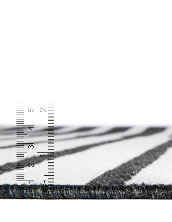 Copenhagen Edge Collection Area Rug -  Vesterbro Rectangle Black  lifestyle 36