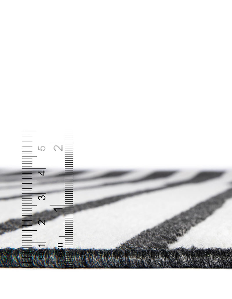 Copenhagen Edge Collection Area Rug -  Vesterbro Rectangle Black  lifestyle 36