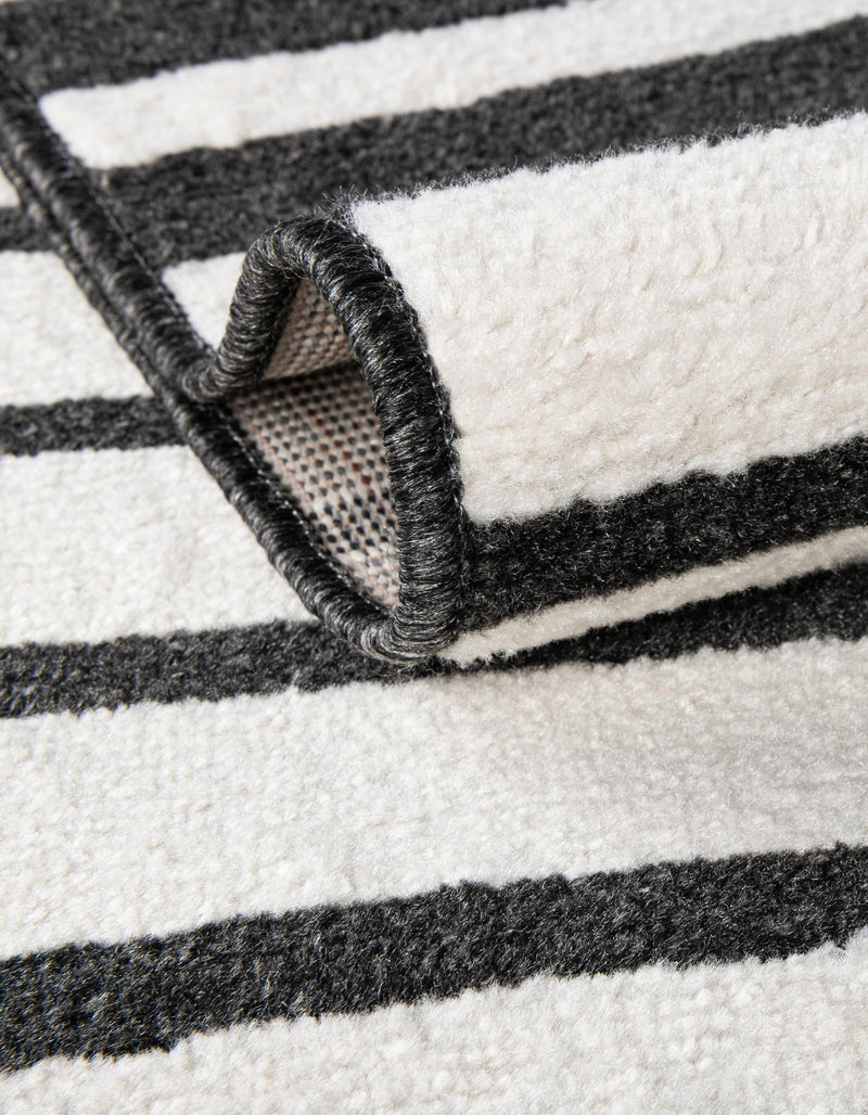 Copenhagen Edge Collection Area Rug -  Vesterbro Rectangle Black  lifestyle 39