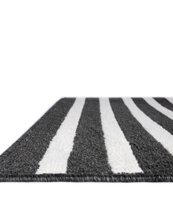 Copenhagen Edge Collection Area Rug -  Vesterbro Rectangle Black  lifestyle 42