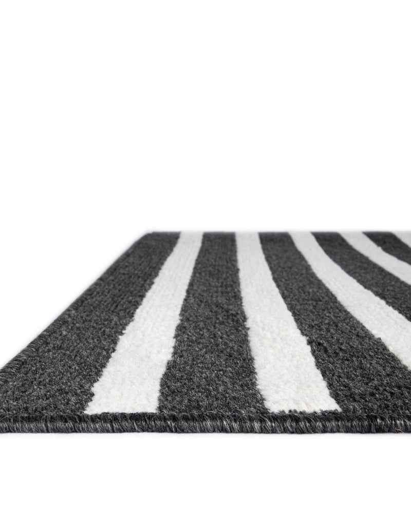 Copenhagen Edge Collection Area Rug -  Vesterbro Rectangle Black  lifestyle 42