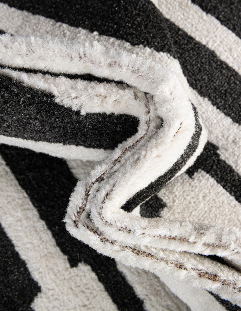 Copenhagen Edge Collection Area Rug -  Vesterbro Rectangle Black  lifestyle 45