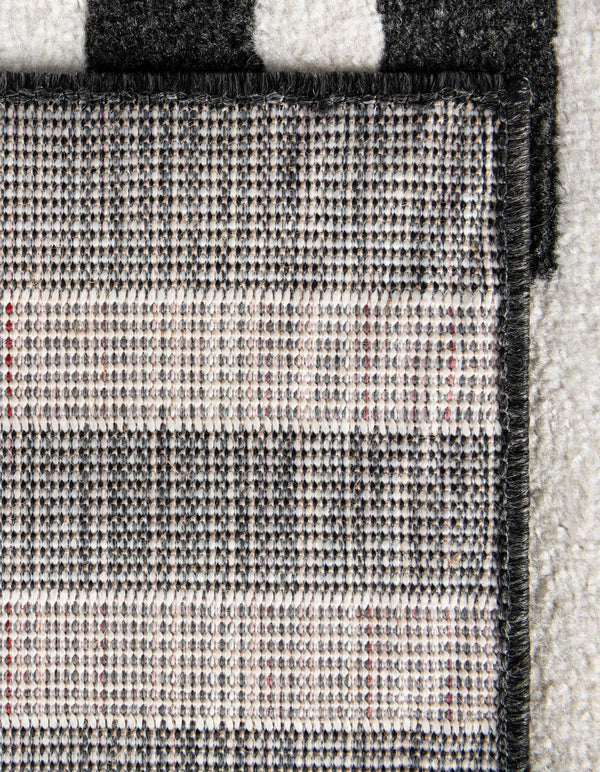 Copenhagen Edge Collection Area Rug -  Vesterbro Rectangle Black  lifestyle 48