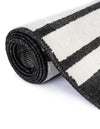 Copenhagen Edge Collection Area Rug -  Vesterbro Rectangle Black  lifestyle 57