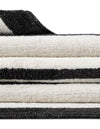 Copenhagen Edge Collection Area Rug -  Vesterbro Rectangle Black  lifestyle 63