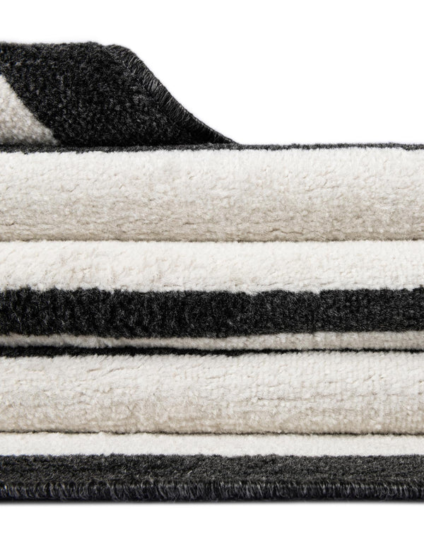 Copenhagen Edge Collection Area Rug -  Vesterbro Rectangle Black  lifestyle 63