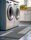 Copenhagen Edge Collection Area Rug -  Vesterbro Runner Black  lifestyle 84
