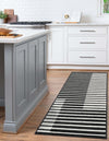 Copenhagen Edge Collection Area Rug -  Vesterbro Runner Black  lifestyle 98