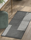 Copenhagen Edge Collection Area Rug -  Vesterbro Runner Black  lifestyle 118