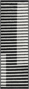 Copenhagen Edge Collection Area Rug -  Vesterbro Runner Black  lifestyle 70