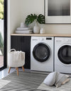 Copenhagen Edge Collection Area Rug -  Vesterbro Square Black  lifestyle 130