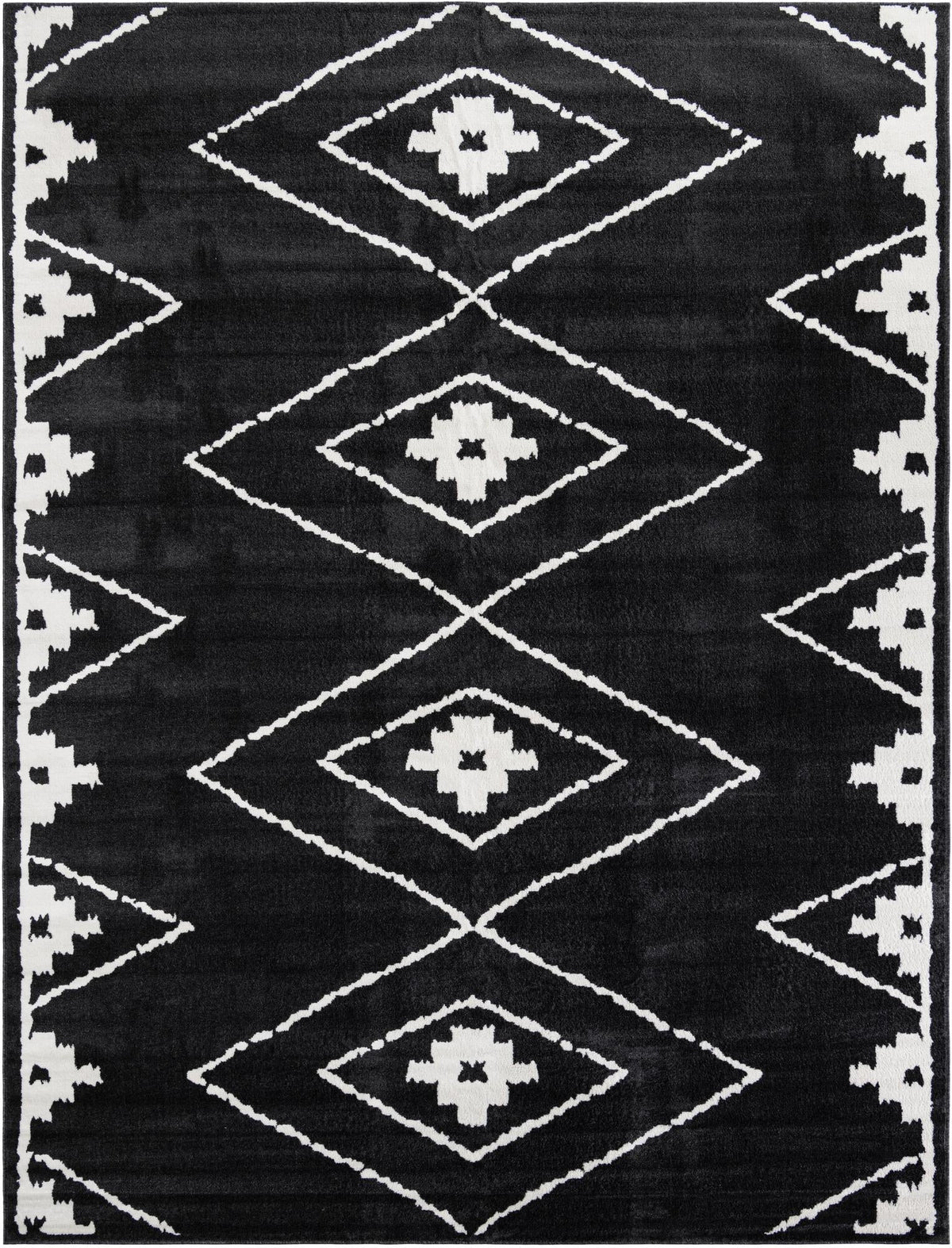Copenhagen Edge Collection Area Rug -  Frederiksberg Rectangle Black  lifestyle 3