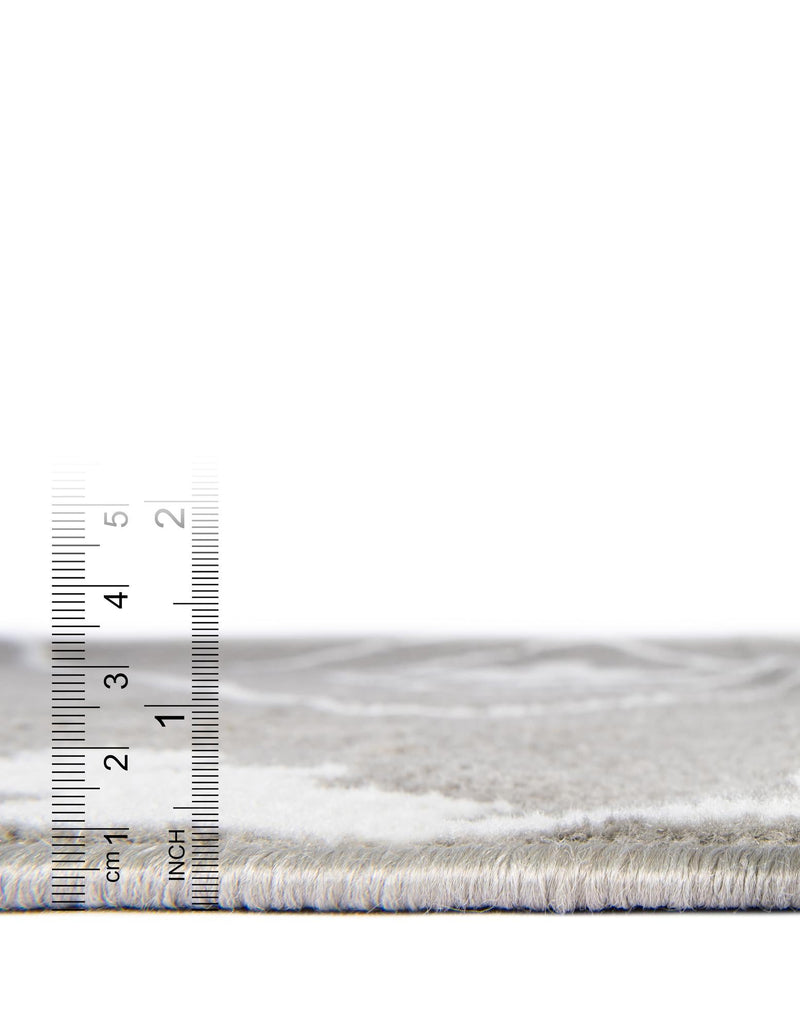 Copenhagen Edge Collection Area Rug -  Frederiksberg Rectangle Gray  lifestyle 22