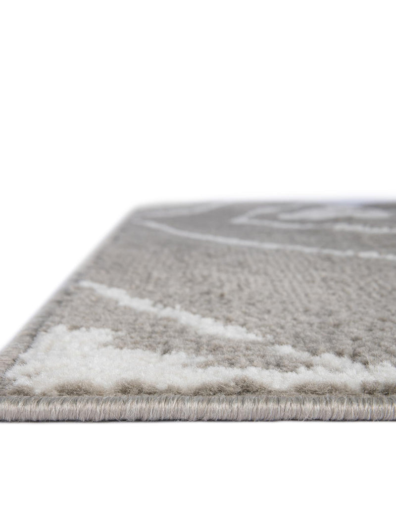Copenhagen Edge Collection Area Rug -  Frederiksberg Rectangle Gray  lifestyle 26