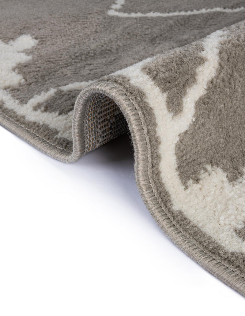 Copenhagen Edge Collection Area Rug -  Frederiksberg Rectangle Gray  lifestyle 32
