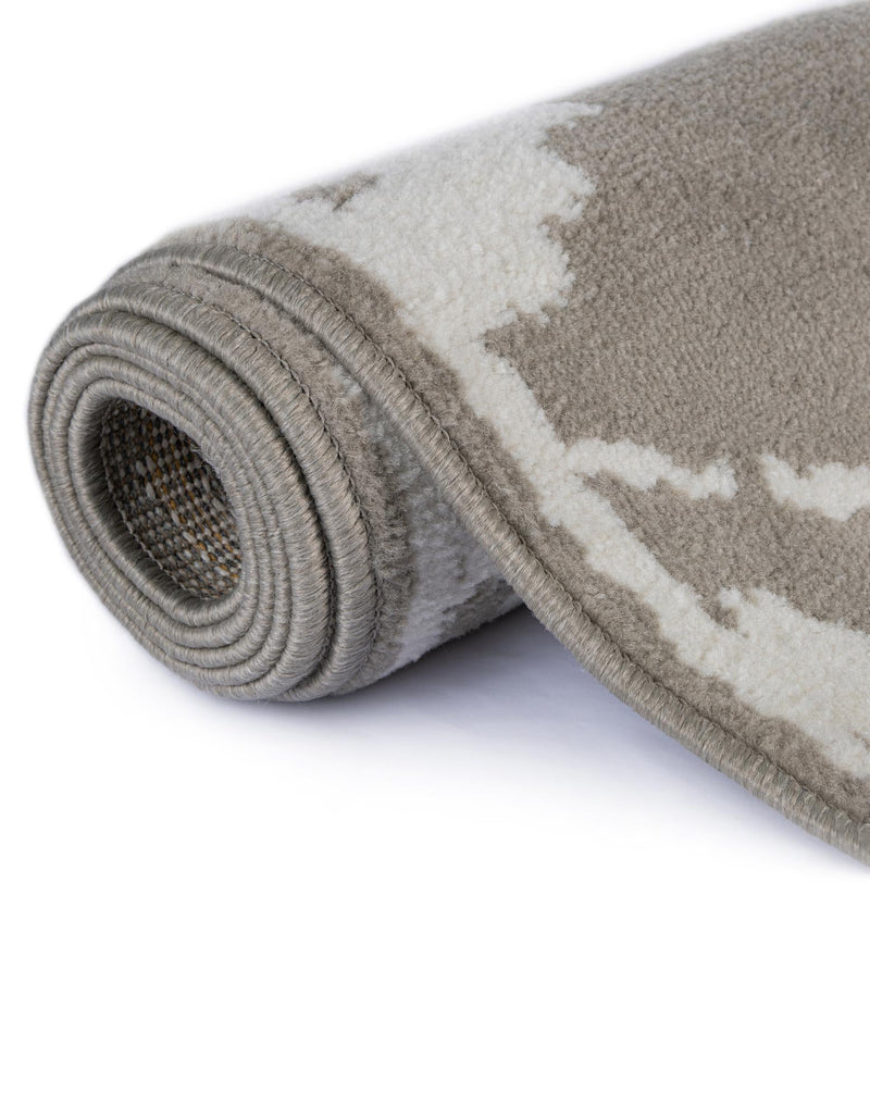 Copenhagen Edge Collection Area Rug -  Frederiksberg Rectangle Gray  lifestyle 36