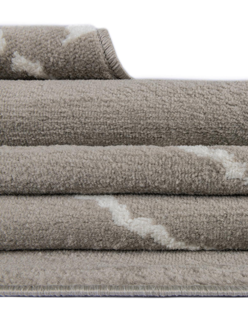 Copenhagen Edge Collection Area Rug -  Frederiksberg Rectangle Gray  lifestyle 40
