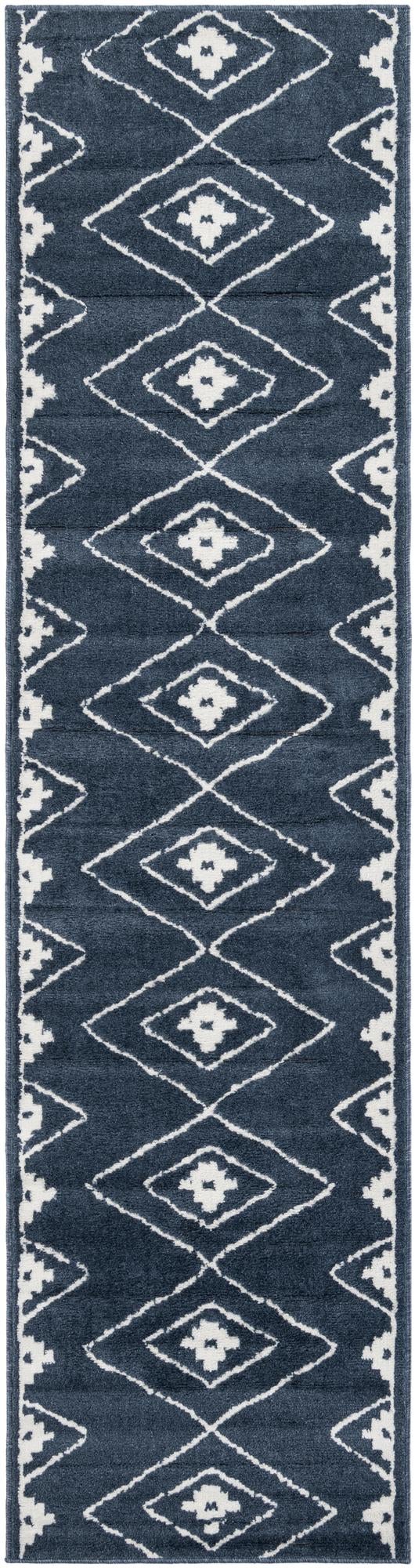 Copenhagen Edge Collection Area Rug -  Frederiksberg Runner Blue  lifestyle 46
