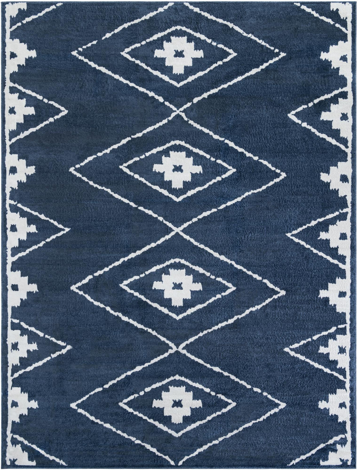 Copenhagen Edge Collection Area Rug -  Frederiksberg Rectangle Blue  lifestyle 4