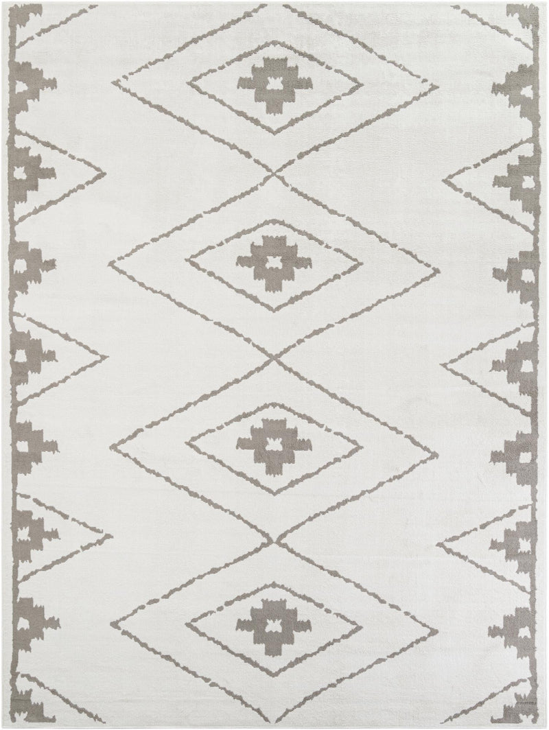Copenhagen Edge Collection Area Rug -  Frederiksberg Rectangle Ivory  lifestyle 2