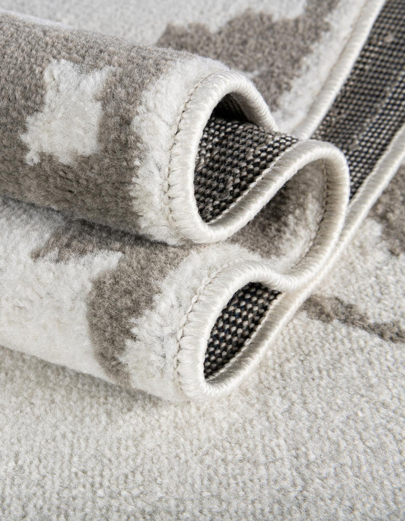 Copenhagen Edge Collection Area Rug -  Frederiksberg Rectangle Ivory  lifestyle 39