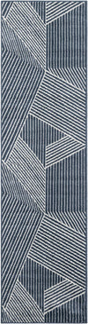 Copenhagen Edge Collection Area Rug -  Osterbro Runner Blue  lifestyle 44