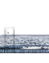 Copenhagen Edge Collection Area Rug -  Osterbro Rectangle Blue  lifestyle 23