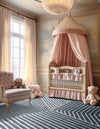 Copenhagen Edge Collection Area Rug -  Osterbro Square Blue  lifestyle 69