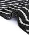 Copenhagen Edge Collection Area Rug -  Osterbro Round Black  lifestyle 141
