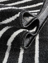 Copenhagen Edge Collection Area Rug -  Osterbro Round Black  lifestyle 159